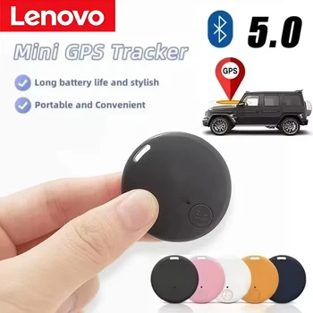 Lenovo Mini GPS-Tracker, Bluetooth 5.0, Haustier, ältere Menschen, Kinder, Geldbörse, Tracking, Smart Finder
