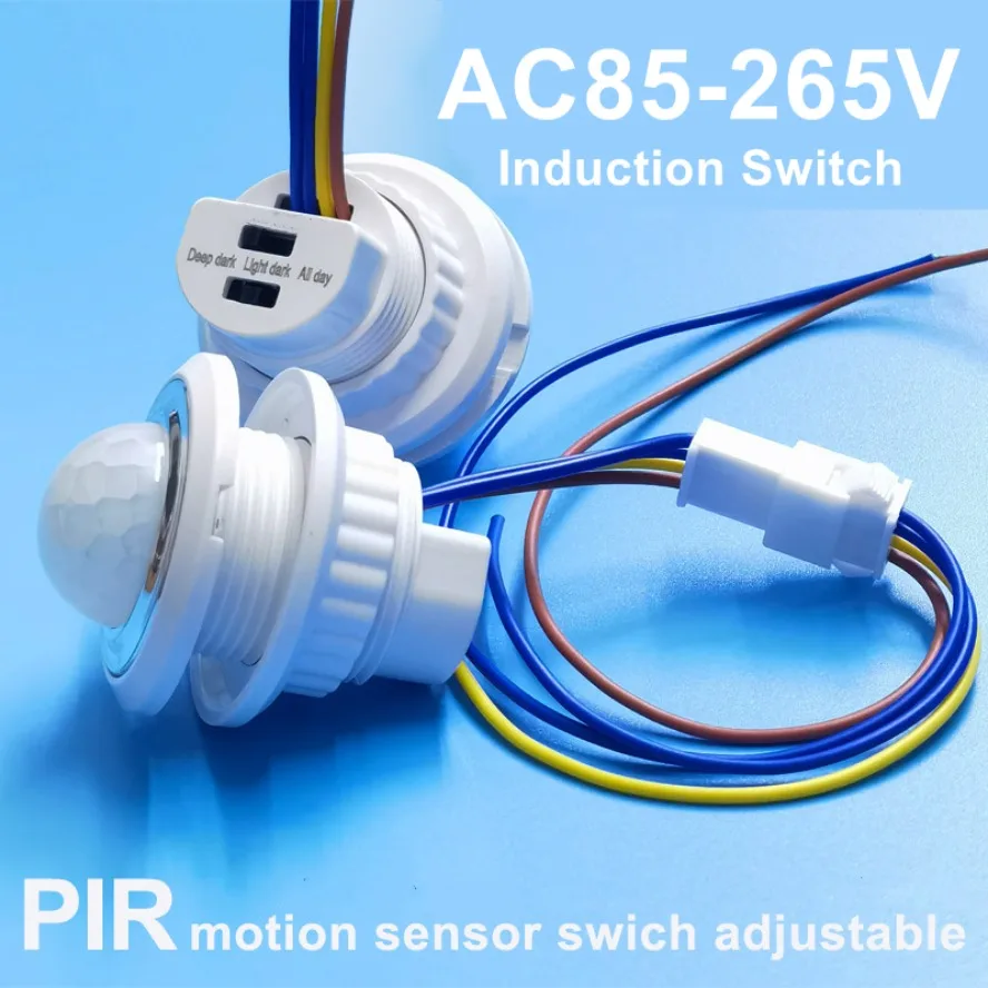 AC85-265V Doppelte Einstellbare Verzögerung PIR Sensor
