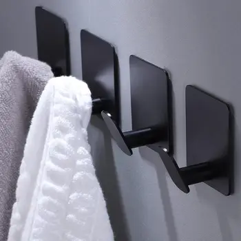 Edelstahl Bad Robe Haken Klebstoff Wand Haken Handtuch halter Bad Küche Hardware Mehrzweck Aufhänger Haken