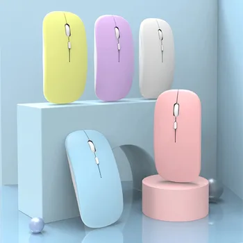 Drahtlose Bluetooth-kompatibel Maus Tragbare Ergonomische Computer Mäuse Für Laptop iPad Tablet PC Handy Büro