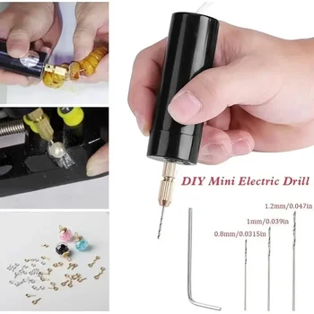 Handheld Mini Bohrmaschine DIY Elektrische USB Bohrmaschine Werkzeuge Für Epoxidharz Schmuck Machen Holz