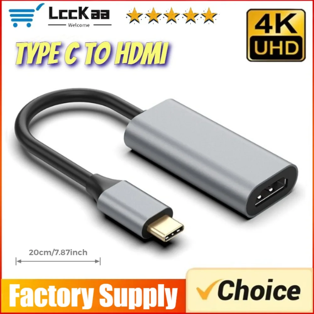 Typ-C zu HDMI Adapter 4K USB-C USB3.1 Stecker auf