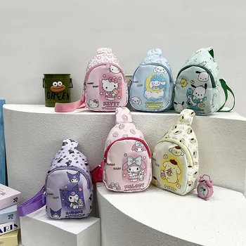 Kawaii Sanrio Family Cartoon Peripheral Mini-Rucksack, kleiner HelloKitty-Rucksack, Mini-Tasche, bestes