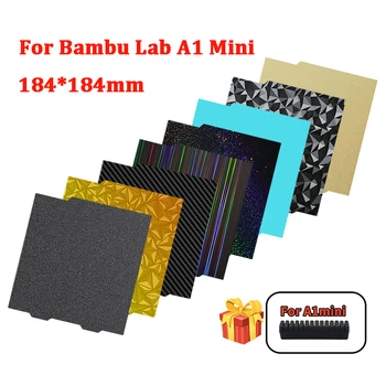Bambu Lab A1 Mini Bauplatte doppelseitig H1H PEY PEO PET PEI Bett Federstahlblech Pei Blatt 184x184
