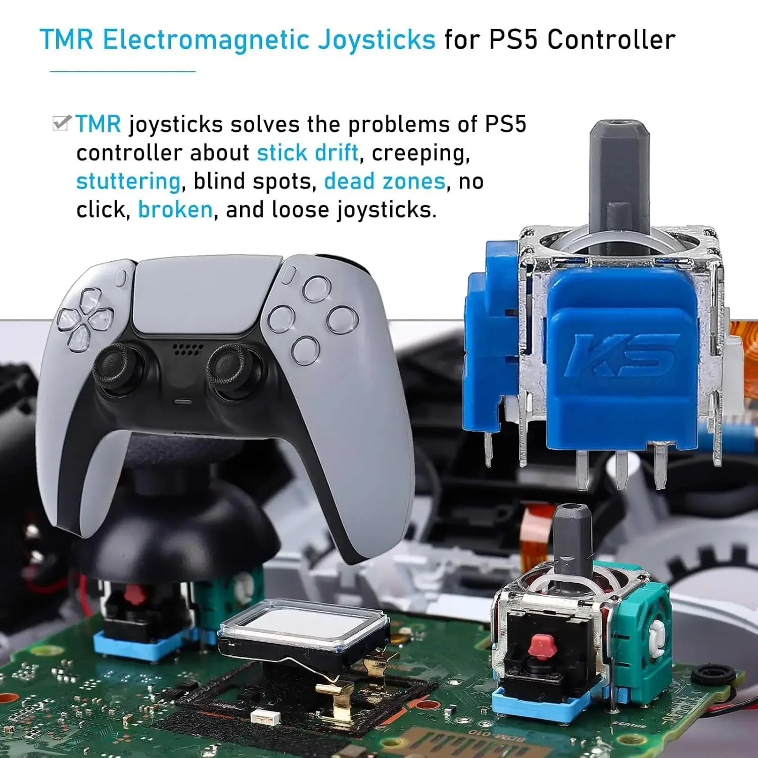 TMR Elektromagnetischer Joystick für PS5-Controller – Bild 2