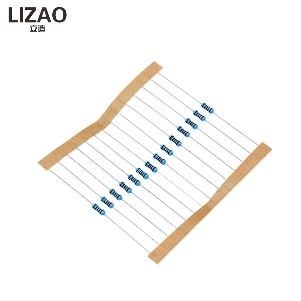 LIZAO 100 Stück 1/4W 1% Metallfilm-Widerstände Sortiment-Kit – Bild 2