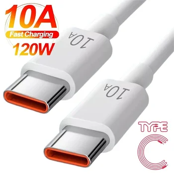 10A Typ C zu Typ C Kabel 120W Super Schnelle Lade Telefon Ladegerät USB C Datenkabel Für Samsung Xiaomi Huawei