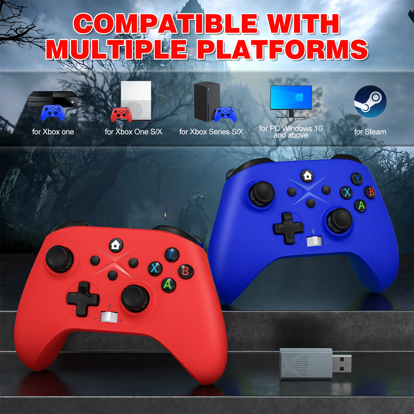 Gamepad 2.4G Wireless für Xbox ONE/Slim/Series S/X Konsole PC – Bild 2