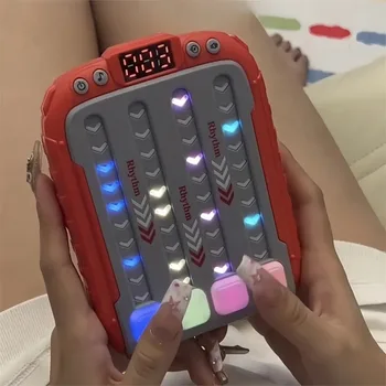 Elektronische Musik Puzzle Spiel Maschine Montessori Taschen Reise Spielzeug Leuchten Pädagogische Sensorische