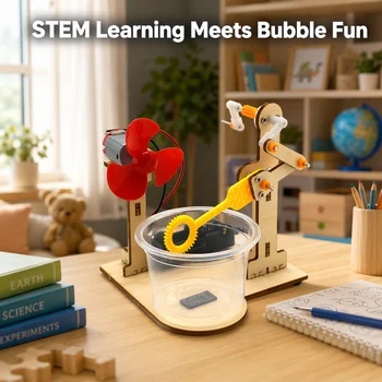 Wissenschaftliches Experimentierspielzeug, frühes Lernspielzeug, Technologie, kleine Produktion, Holzspielzeug