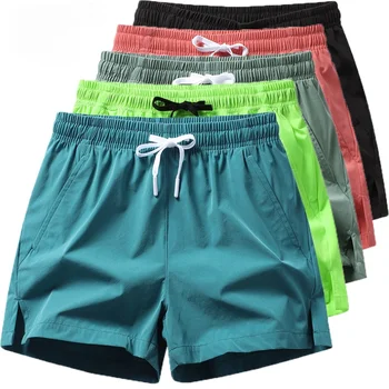 Gym Shorts Herren Sport Jogginghose Taschen Gym Casual Shorts Basic Leichte Hosen Laufen Jogging Strand Shorts