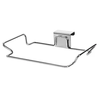 Edelstahl Küche Müllbeutel Halter Schrank Tür Halterung Organizer Schrank Lagerung Abfall Bin Rack Müll Kann