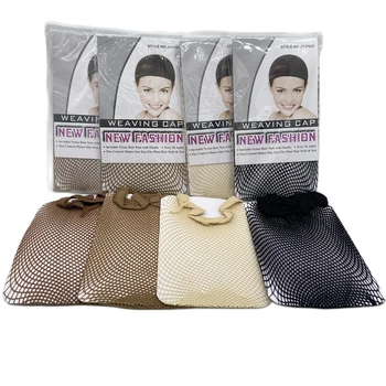 Modische dehnbare elastische Haarnetz-Snood-Perückenkappe für Frauen - oben offene (20 Stück)