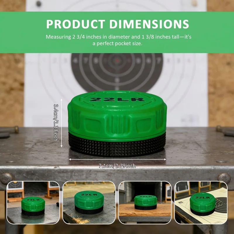 Mini .22LR Munitions-Aufbewahrungsbox im Taschenformat, Platz – Bild 5