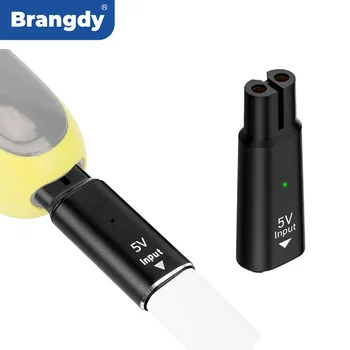 Brangdy 5V Typ-C Rasierer-Adapter, Ladegerät, Konverter, passend für Philips One Blade QP2724 QP2834 QP1424