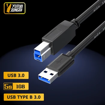 USB Typ A auf USB 3.0 Typ B Drucker 3.0 Kabel Hochgeschwindigkeits-Vierkantanschluss Datencomputeranschluss