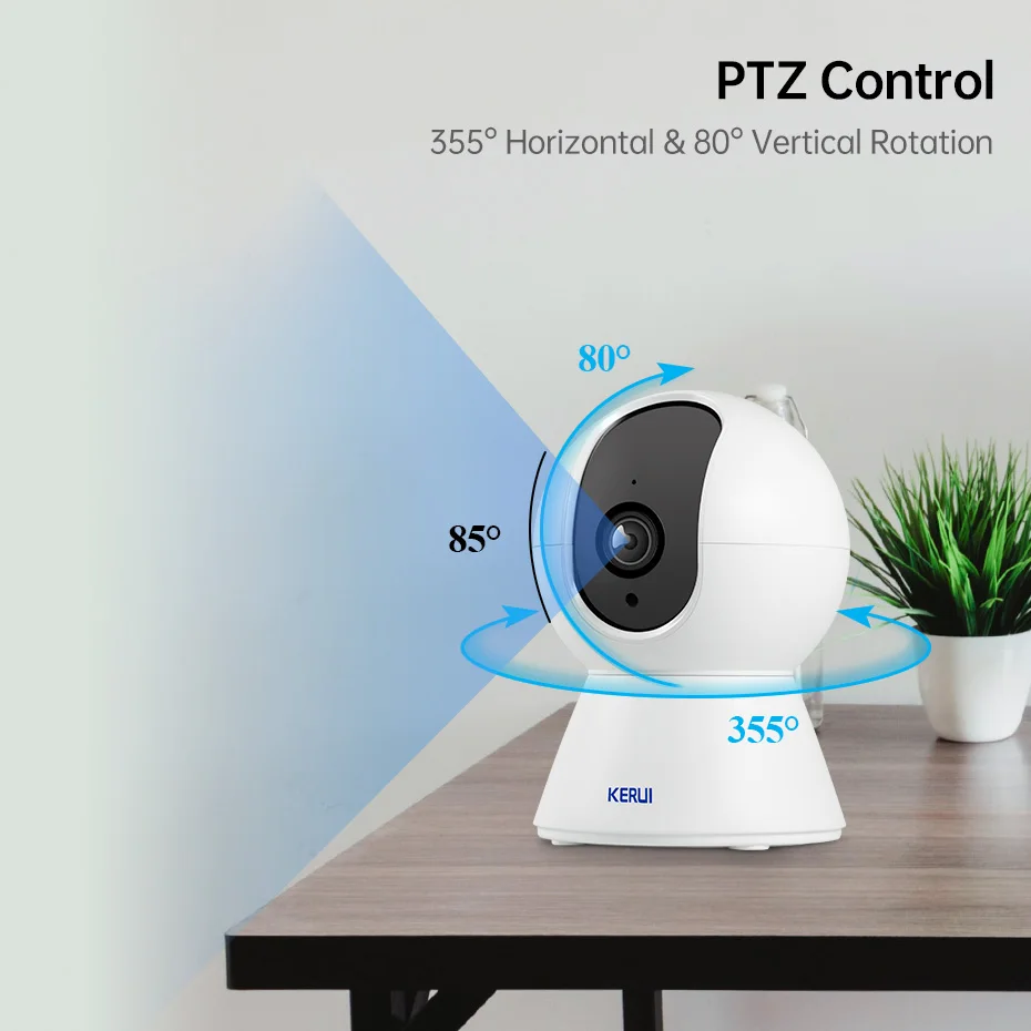 Kerui 3mp tuya smart mini wifi ip kamera innen wireless home – Bild 4
