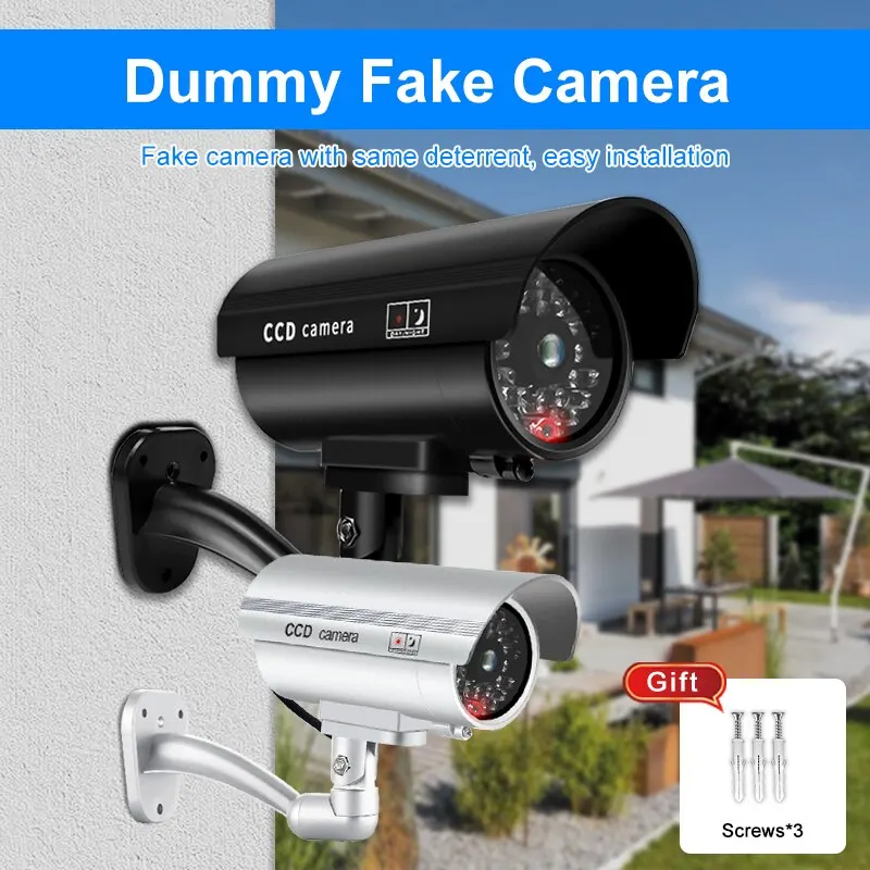 1pc Dummy-Überwachungs kamera wasserdicht Indoor Outdoor