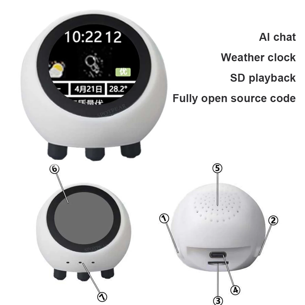 KI-Sprachchat-Roboter ohne Touchscreen LCD-Display – Bild 6