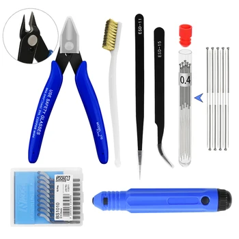 3D Drucker Tool Kit Trimmen Messer Schaber Reinigung Nadel Pinzette Zange Schaber Grundlegende Entgraten