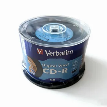 Verbatim Digitale Vinyl-ASO-CD-R-Musik-CD-Discs, leere CDR-Scheiben, 80 Minuten, 700 MB, 52 x 50