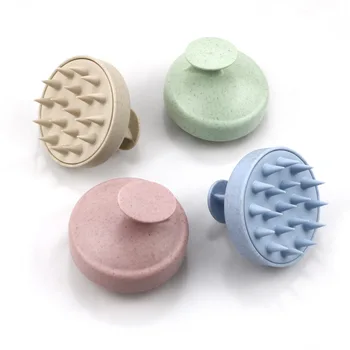 Silikon Shampoo Pinsel Kopf Kopfhaut Massage Kamm Reinigen Die Kopfhaut Gründlich Körper Massage Pinsel Bad