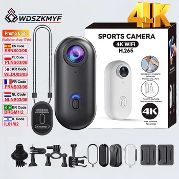 4K HD Motorrad-Mini-Recorder Finger-WIFI-Actionkamera Leichte POV-Motorrad-Sportkamera Fahrrad-Vlog