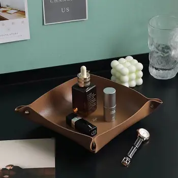 Wohnzimmer Eingang Schlüssel Aufbewahrungsbox Leder Desktop Kosmetik Aufbewahrungsbox Diverse europäische