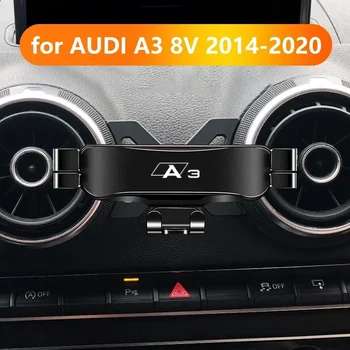 Auto Handy Halter Für Audi A3 S3 8V 2014-2020 Air Vent Halterungen Stehen GPS Schwerkraft Navigation halterung