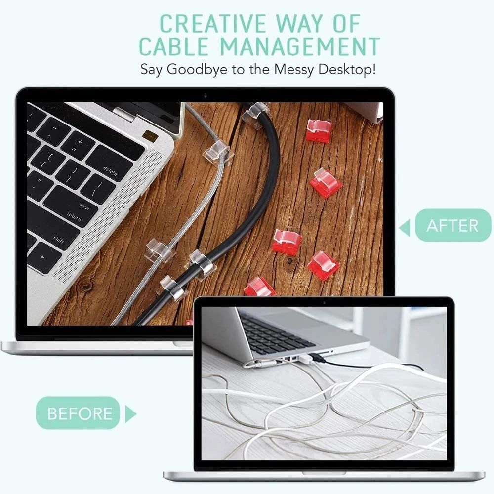 50 Stück Kabel-Organizer-Clips – Bild 2