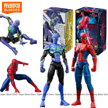 BLOKEES Marvel Hero Bausteine Man Beyond: Tag des Glücks Spider-Man Marc Spector Rocket Raccoon Montagemodell