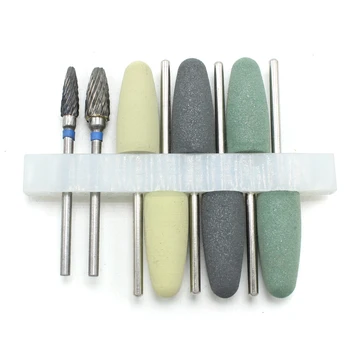 Dental Harz Basis Acryl Polieren Burs Kit Bohrer Polierer Dreh Dentista Werkzeug Dental Labor (8 Stück)