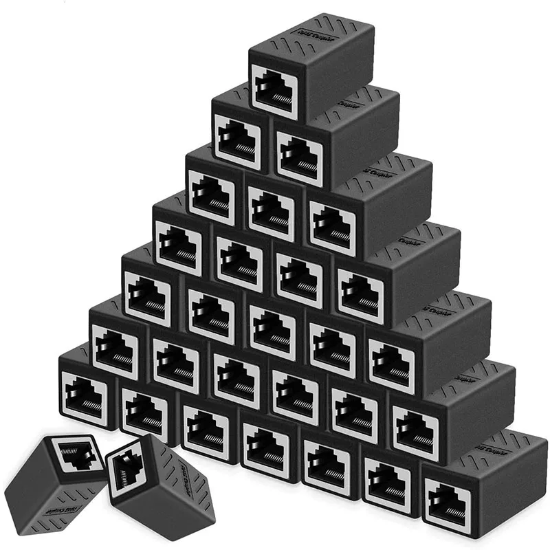 RJ45 Kupplung Buchse auf Buchse für Cat 5e/6/7 Netzwerkkabel – Bild 2