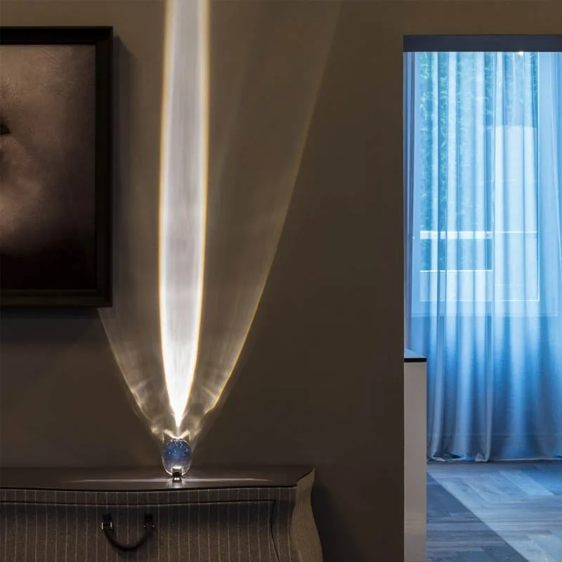 Italienische Designer Tischlampe Led Kristall Auge des – Bild 3