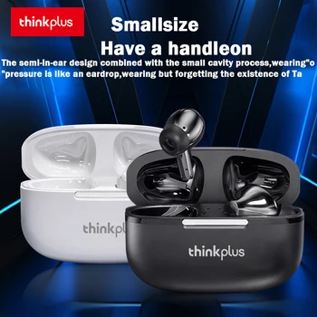 Thinkplus TWS Bluetooth-Kopfhörer, wasserdichte Ohrhörer, In-Ear-Ohrhörer, HD-Stereo-Bluetooth, kabelloses