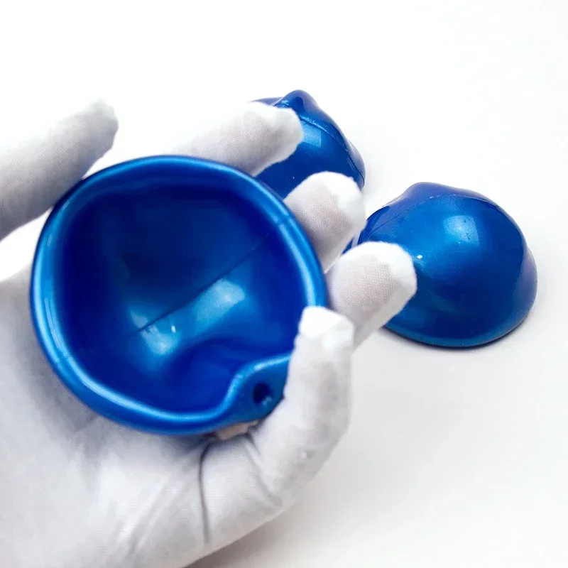 Uhrengehäuse, offene Kugel, blau, 7 cm Durchmesser – Bild 2