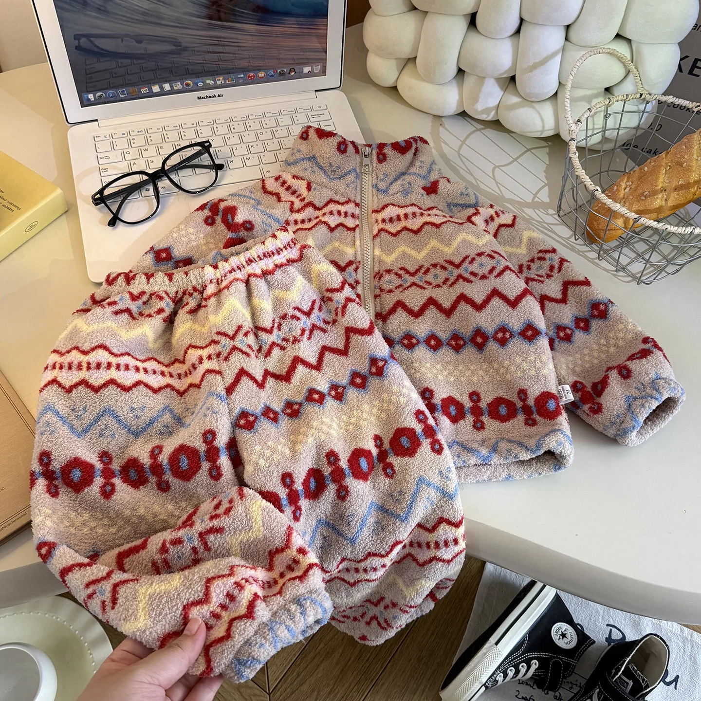Kleinkind-Jungenkleidung im Fair-Isle-Stil, Modische und mit – Bild 5