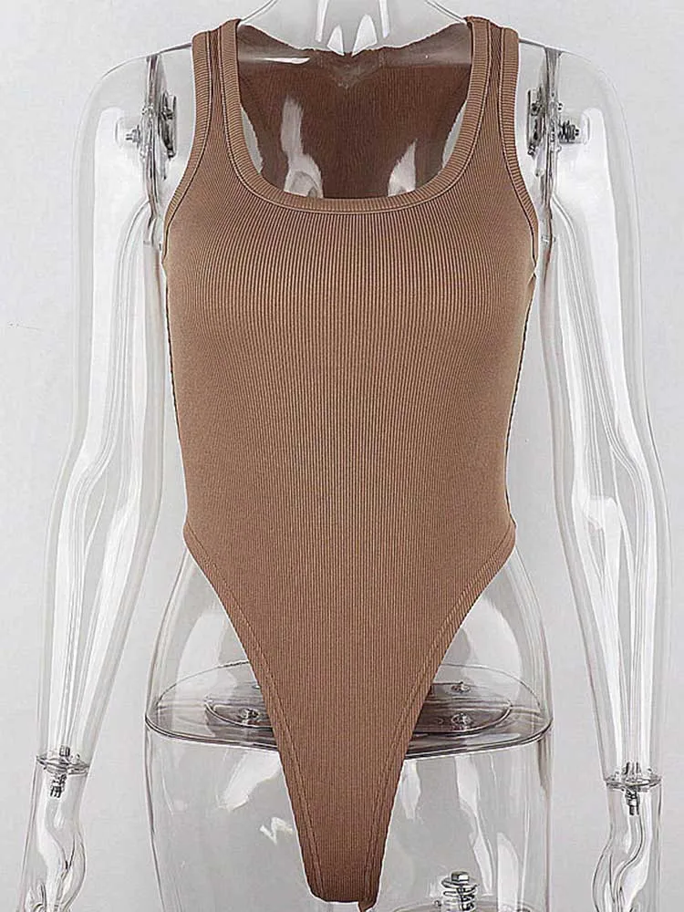Ärmelloser Strick-Body für den heißen Sommer, sexy – Bild 6