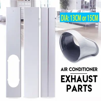 Tragbare Fenster Kit Schiebe platte einstellbare Adapter Windschutz scheibe Auspuffs ch lauch Rohr verbinder