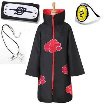 Akatsuki Uchiha Tobi Obito Akatsuki Cosplay Kostüm Umhang Maske Halloween Herren Damen Cosplay Kostüm