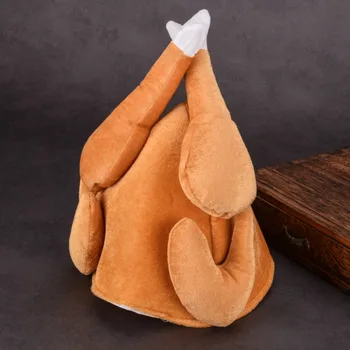 Lustige Karneval Huhn Bein Hut Weihnachten Thanksgiving Dekoration Türkei Hut Erwachsene Karneval Hut Party