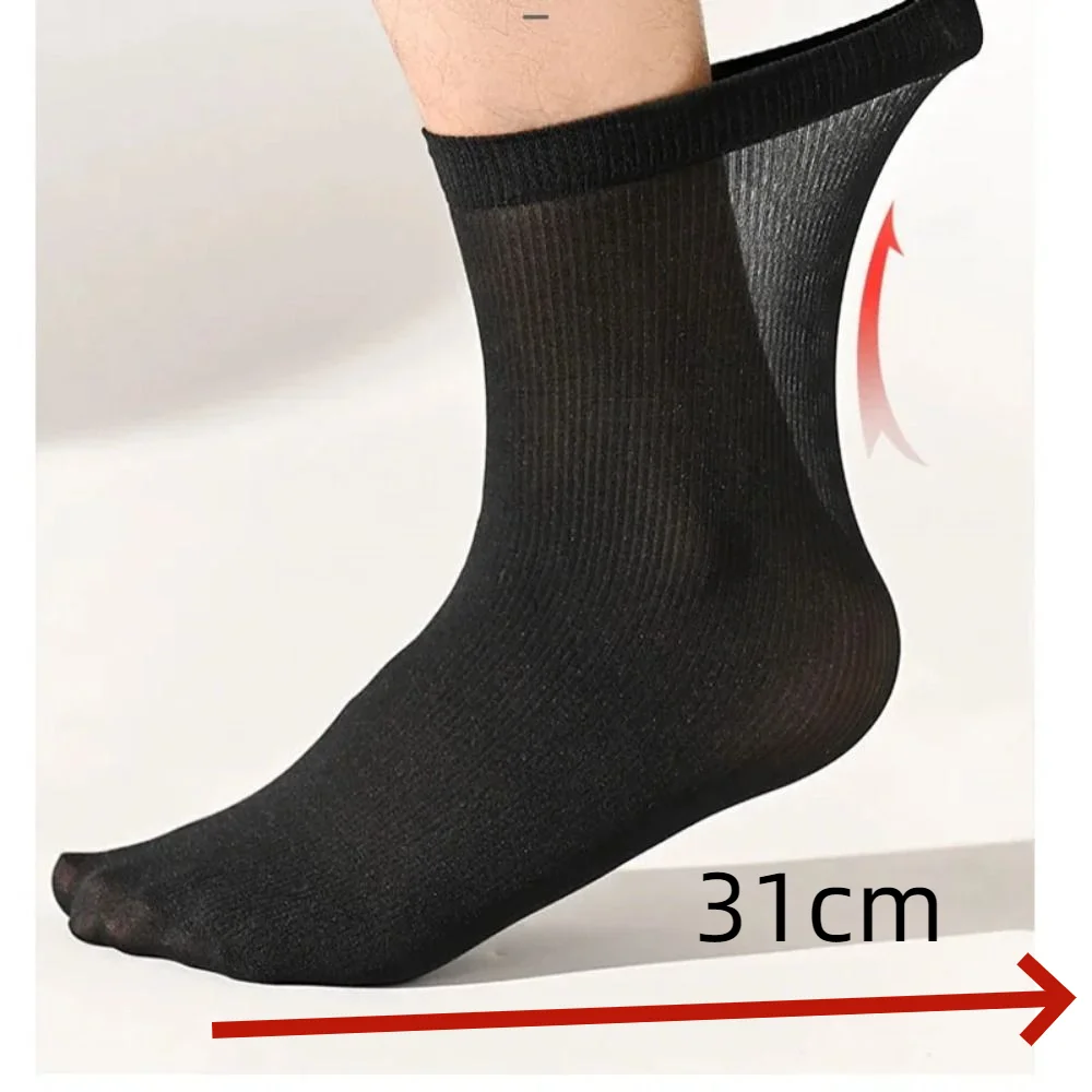 10pairs Männer Eis Seide Socken Sommer Frühling Ultra-dünne – Bild 6