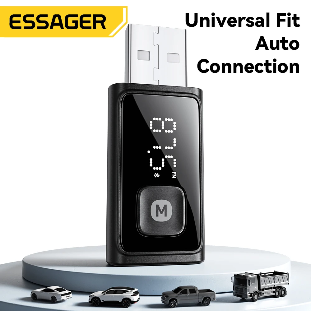ESSAGER Bluetooth 5.4 Auto-Adapter, kabelloser – Bild 5