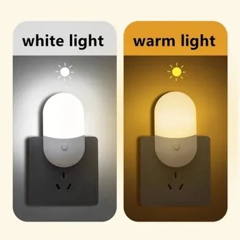 EU/Us-stecker LED Nachtlicht Sensor Beleuchtung Mini nachtlicht Lampe Für Kinder Zimmer Schlafzimmer Lichter