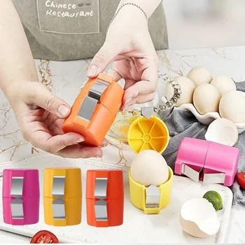 Kunststoff Eierschale Öffner Professionelle Manuelle Eier Breaker Antihaft Hand Eierschale Separator