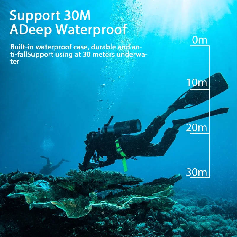 Unterwasser Wasserdichte Sport Kamera Multifunktionale – Bild 3