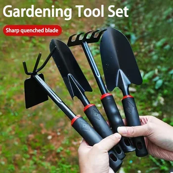Gartenschaufel, Kleines Schaufel-Set mit Vier Teilen, Gemüsegarten-Werkzeuge, Gartenwerkzeuge