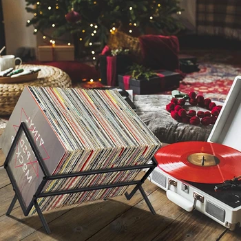80 LPs Album-Aufbewahrungsregal für Schallplatten