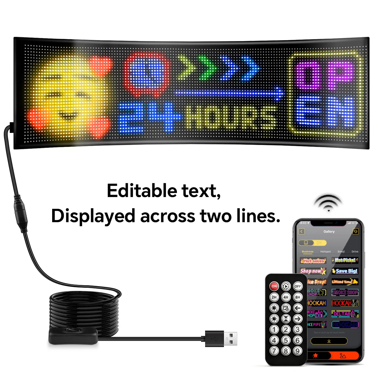 Multifunktionales helles LED-Matrix-Pixel-Panel
