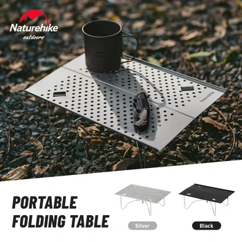 Naturehike Camping-Minitisch, ultraleicht, hohe Belastung, leicht zu reinigen, Picknicktisch, tragbar